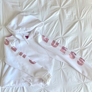 GUESS crop hoodie